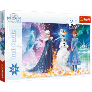 Puzzle Trefl Maxi 24el Frozen: W świetle Gwiazd